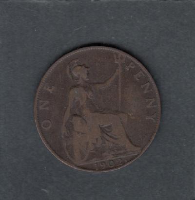 Beschrijving: 1 Penny EDWARD VII
